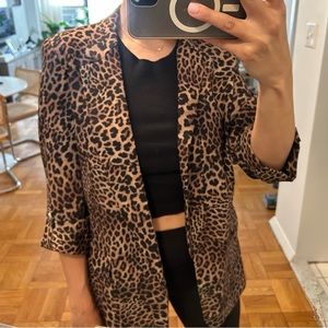 Zara Cheetah Blazer